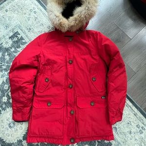 Woolrich Artic Parka Womens XS Red